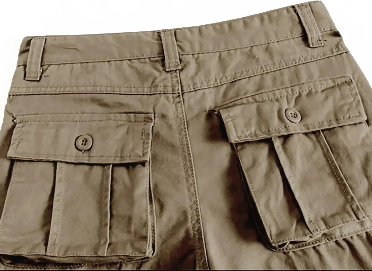 Men's Cargo Jogger Pants Pants Men's Elastic Multi Pocket Pants Outdoor Straight Tube Workwear Sherpa Lined