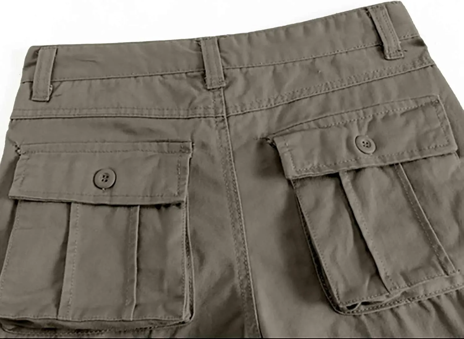 Men's Cargo Jogger Pants Pants Men's Elastic Multi Pocket Pants Outdoor Straight Tube Workwear Sherpa Lined