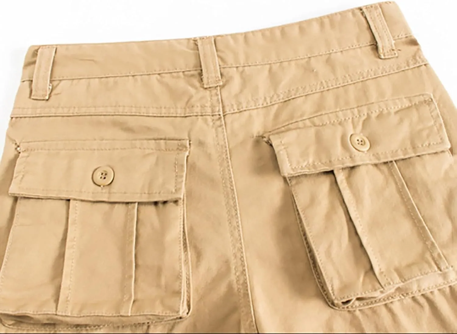 Mens Cotton Athletic Pants Multi Pocket Cargo Pants Men's Casual Pants Outdoor Wear Plus Size Running Jogging Pants