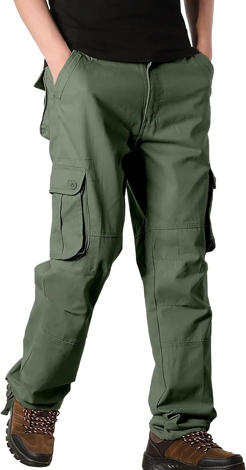 Men's Joggers Pants Lightweight Cargo Pants for Mens Fleece Cargo Pants Lined Track Pants Men Man Sports Sweat