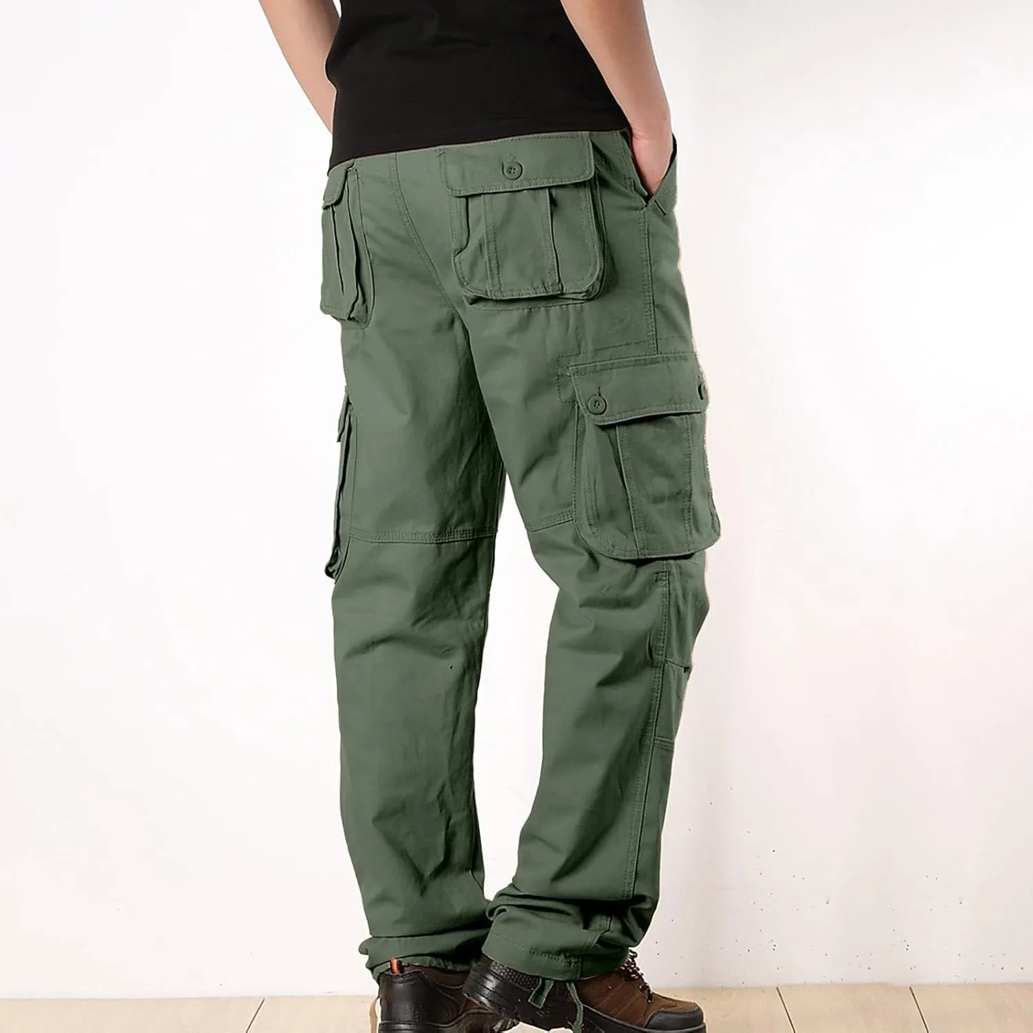 Men's Joggers Pants Lightweight Cargo Pants for Mens Fleece Cargo Pants Lined Track Pants Men Man Sports Sweat