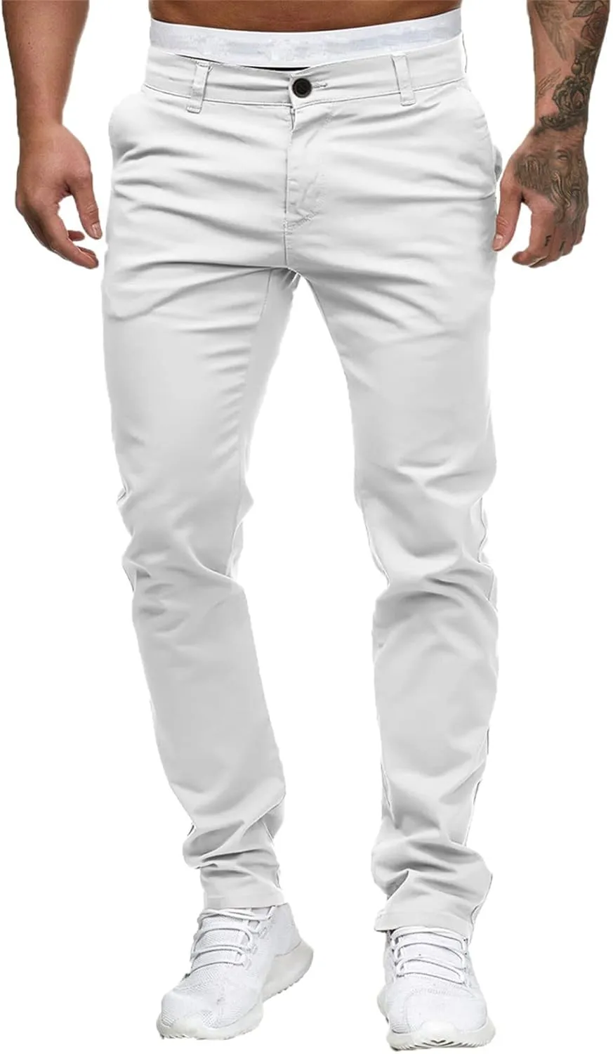 Mens Sweatpants Slim Waist Full Trousers Men's Casual Solid Mid Pocket Length Fashion Pant Men's Joggers Hiking