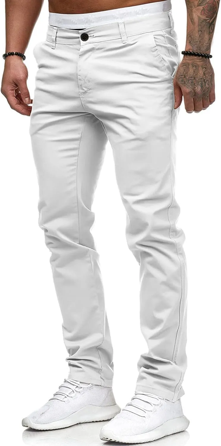 Mens Sweatpants Slim Waist Full Trousers Men's Casual Solid Mid Pocket Length Fashion Pant Men's Joggers Hiking