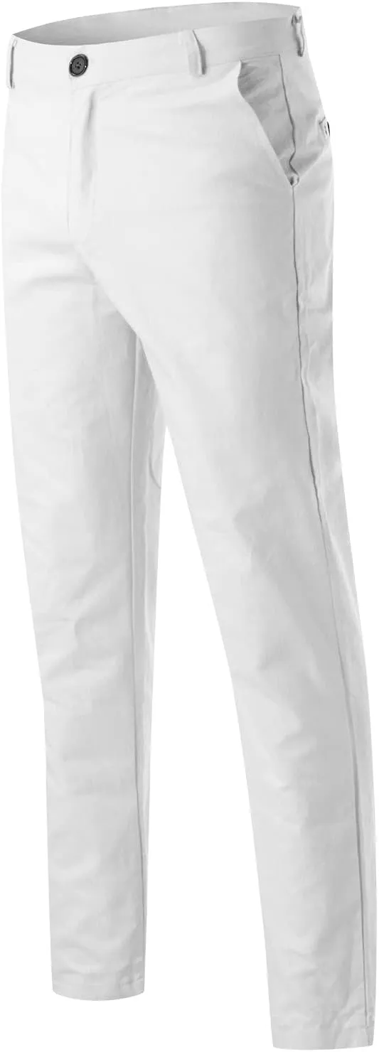 Mens Sweatpants Slim Waist Full Trousers Men's Casual Solid Mid Pocket Length Fashion Pant Men's Joggers Hiking