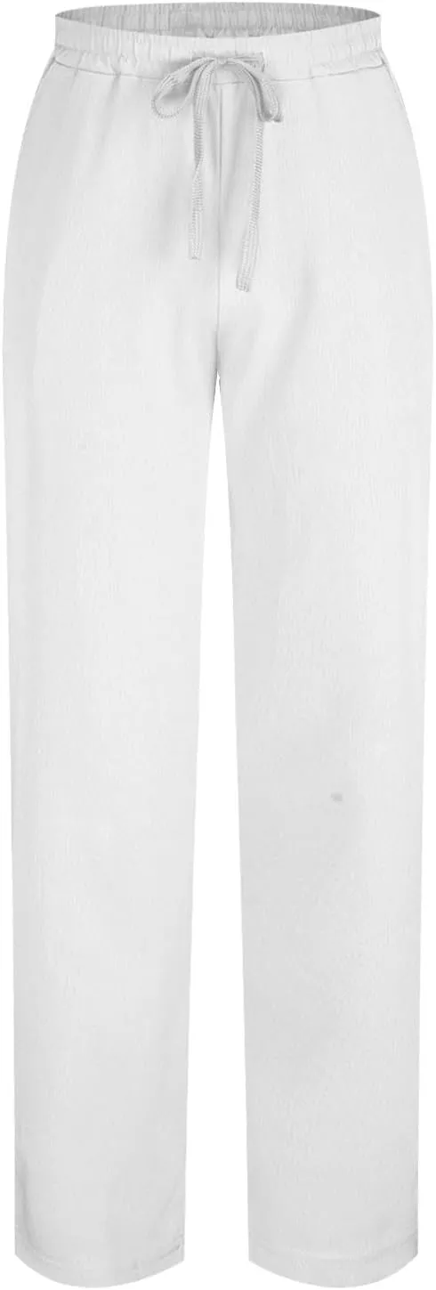 Mens Work Pants,Men Baggy Casual Comfy Long Pants Relaxed Loose Fit Wild Pants Mens Casual Baggy Drawstring Pants