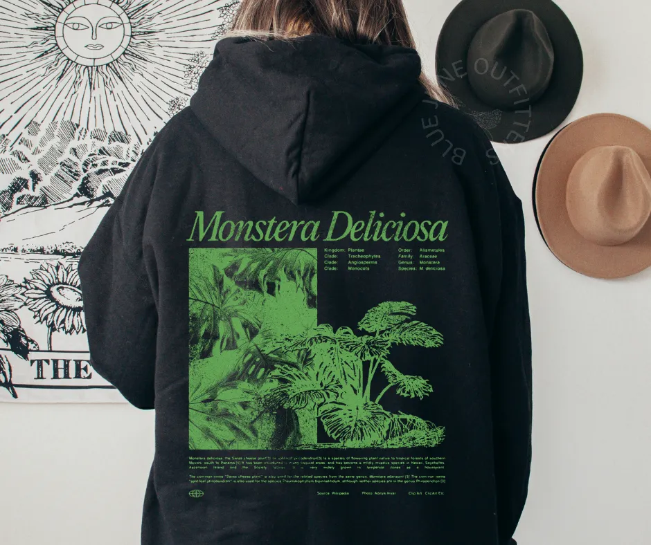 Monstera Deliciosa | Plant Lover Hoodie