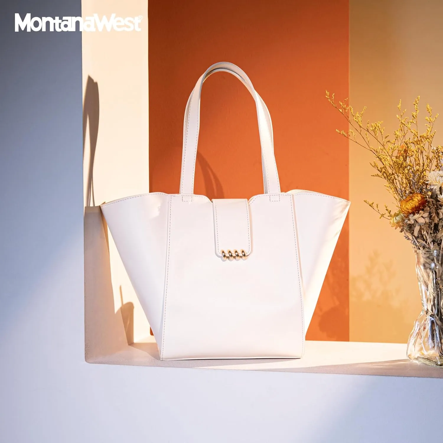 Montana West Tote Bag for Women Trendy Shoulder Bags and Foldable Design Womens Purses