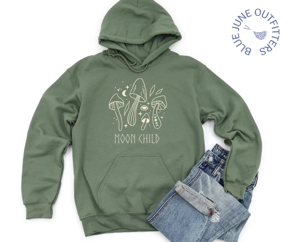 Moon Child | Celestial Unisex Hooded Sweatshirt