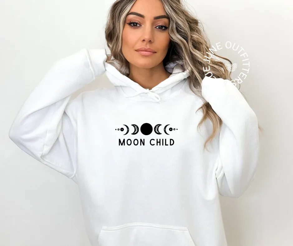 Moon Child Moon Phase Hoodie