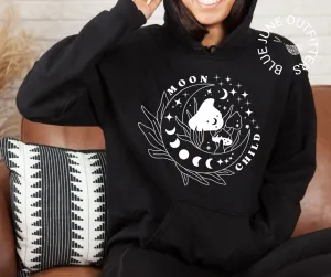 Mushroom Moon Child | Witchy Celestial Hoodie