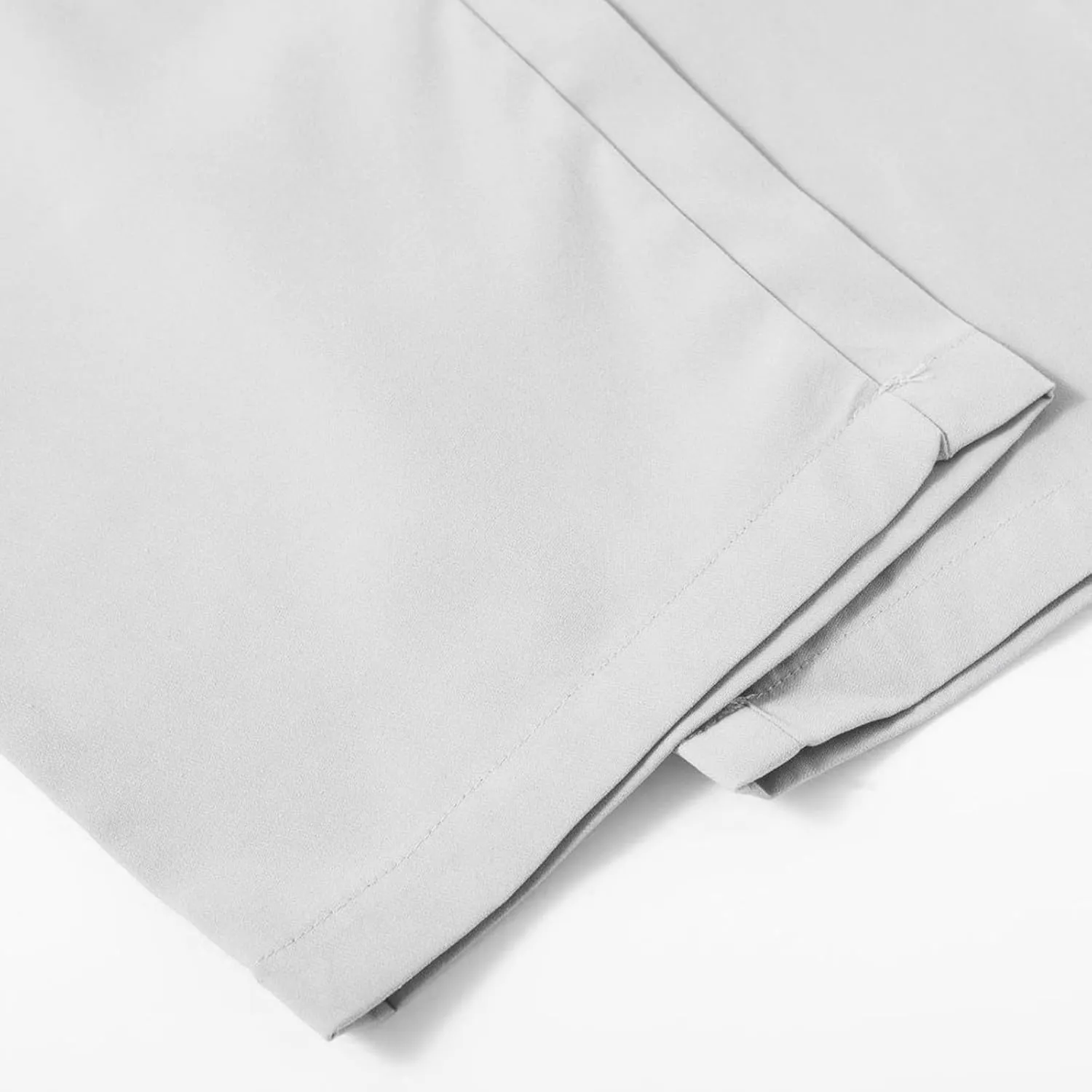 Pants for Men Casual Lightweight Relaxed Fit Chino Pant with Pocket Button Elastic Waistband Baggy Business Trousers