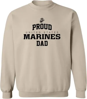 Proud Marines DAD Crewneck Sweatshirt