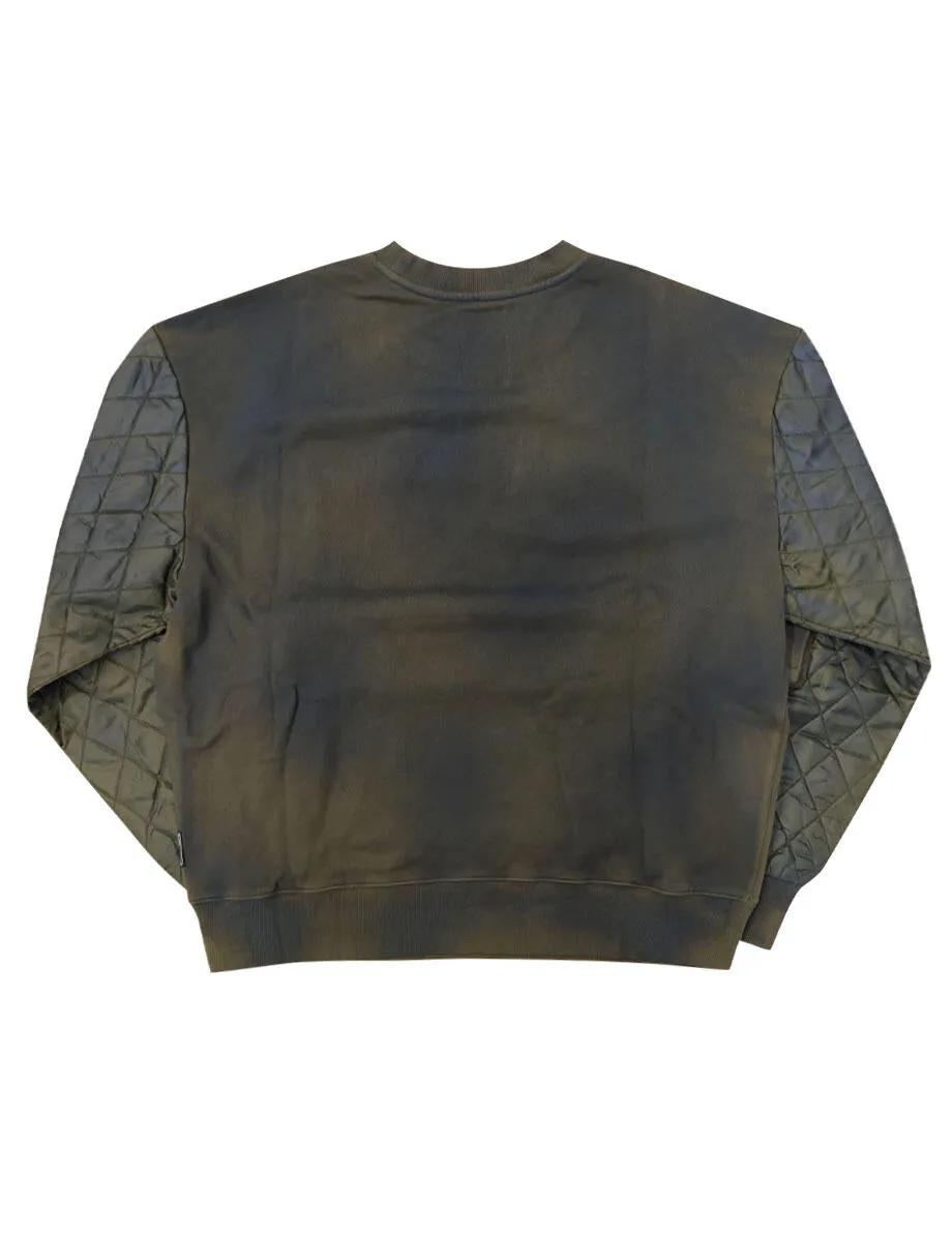 PRPS Army Green Olympic Crewneck Sweater
