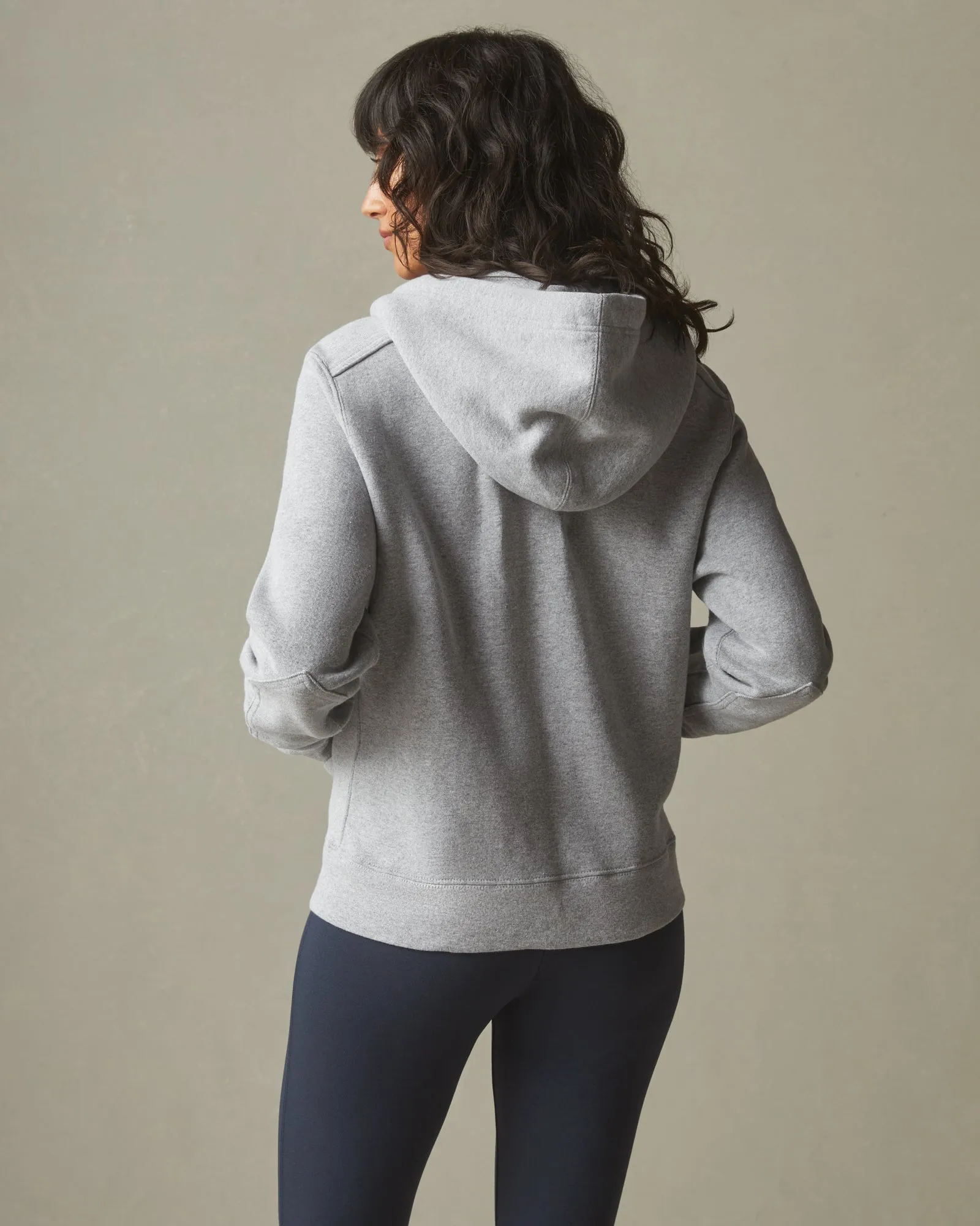 Relaxed Classic Full Zip - Grey Heather
