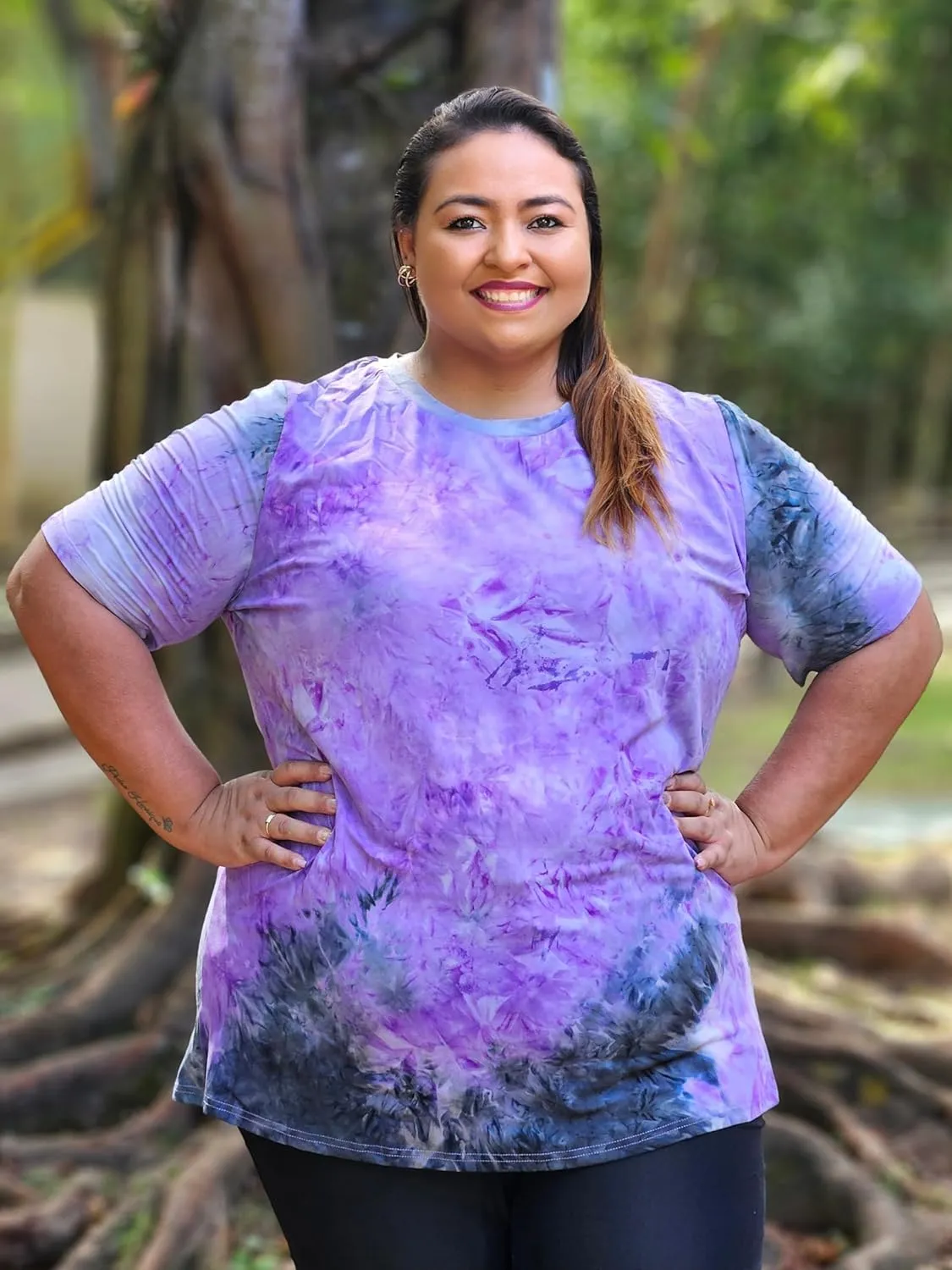 RITERA Women's Plus Size Crewneck Tops Short Sleeve Oversized T Shirt for Women Spring Summer XL 5XL