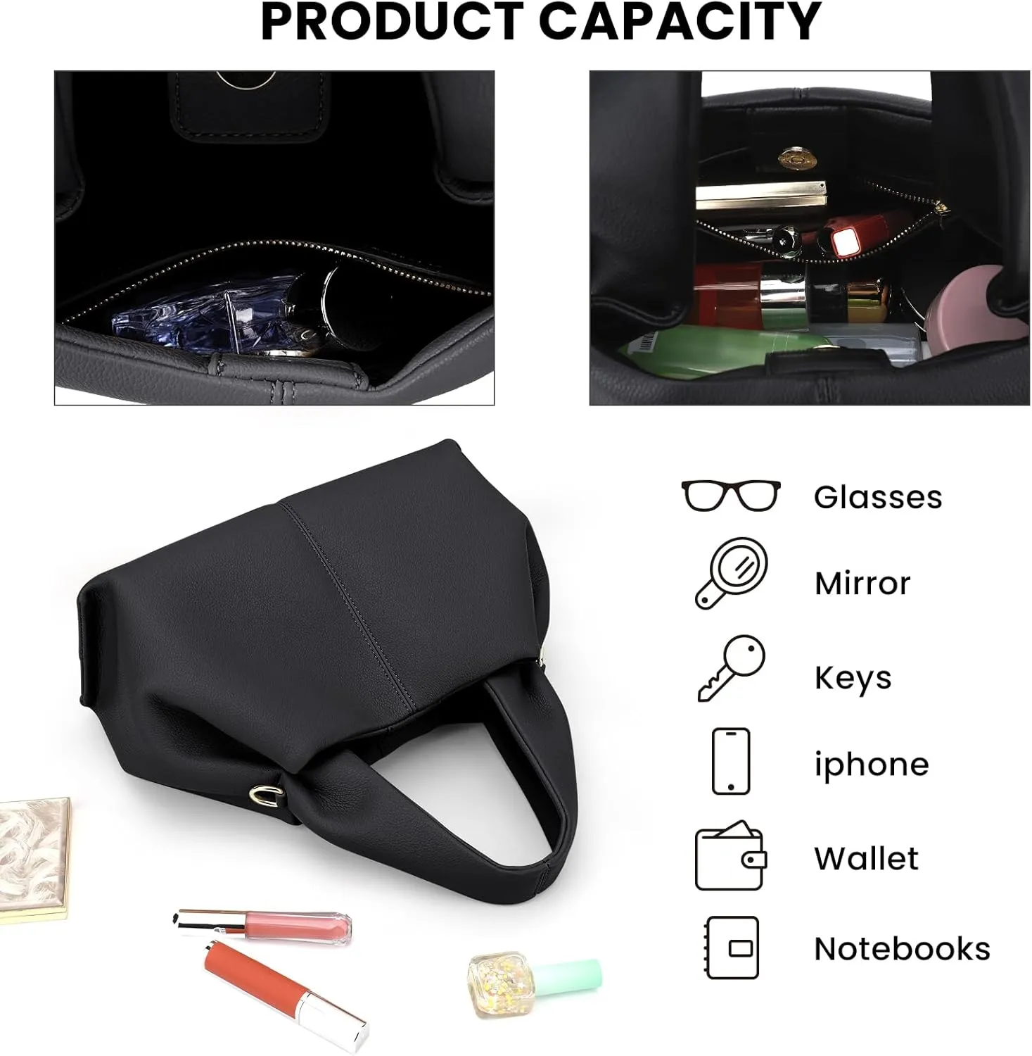 Satchel Purses and Handbags for Women Faux Leather Clutch Purse Cloud Tote Shoulder Bags Fashion Hobo Crossbody Bag