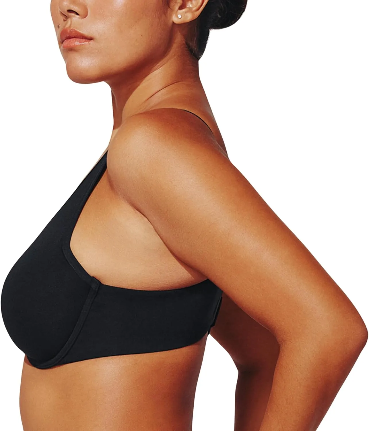 ThirdLove Organic Cloud Cotton Full Coverage Bra, High Support, Soft Bra, Breathable with Spandex for Stretch, Bras for Women
