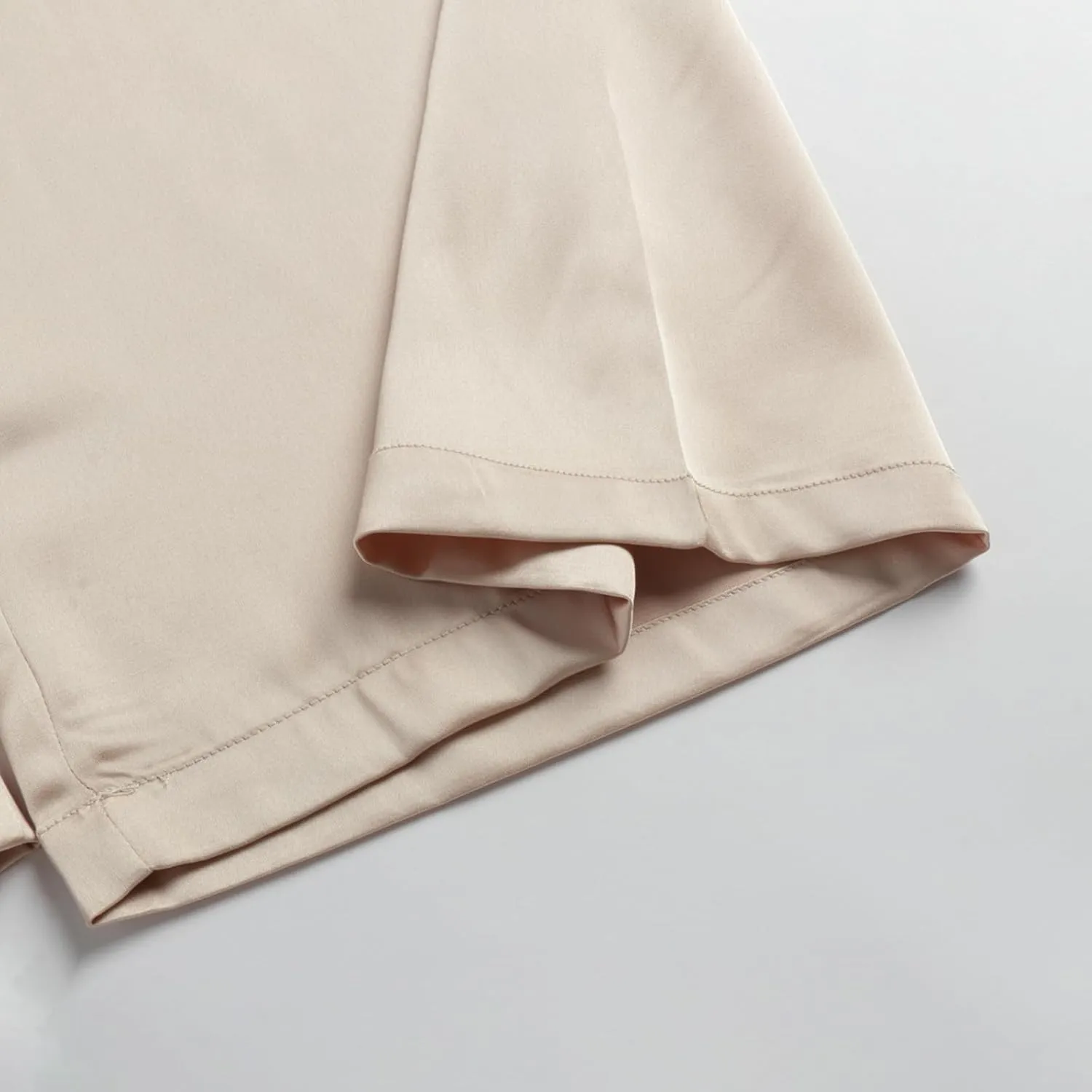 UlikTree Women's High Waist Satin Pants Wide Leg Dressy Casual Trousers S-L