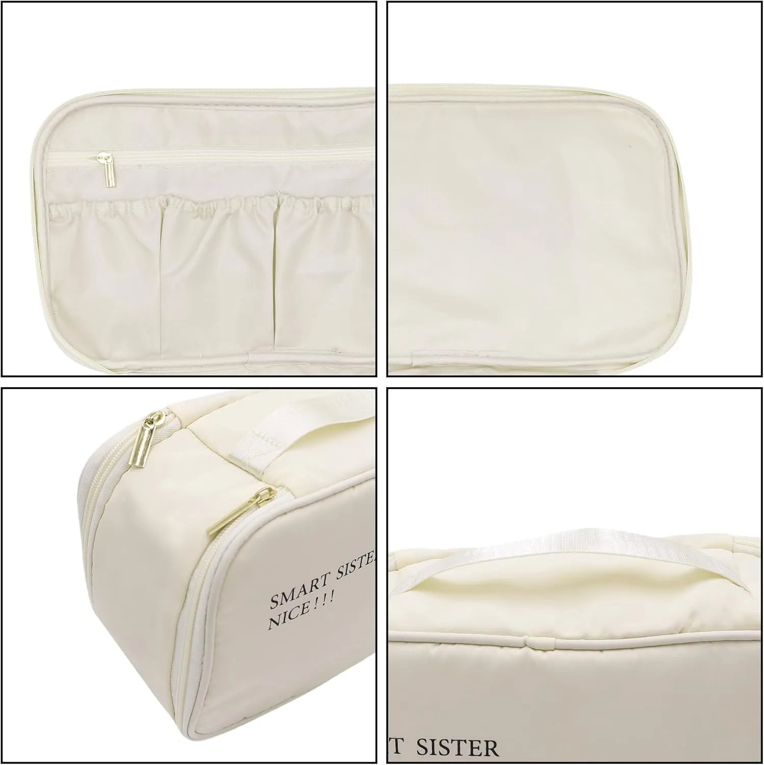 Underwear Bra Travel Bag Packing Cubes Bra Underwear Socks Storage Bag Travel Packing Organizers Toiletry Bag,Beige 10#
