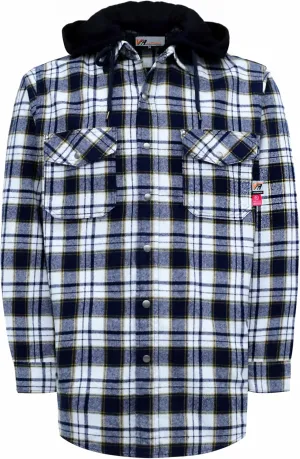 VATRENUS FR Shirts for Men Plaid Flannel Jacket 8.5oz Heavyweight Flame Resistant Welding Shirt