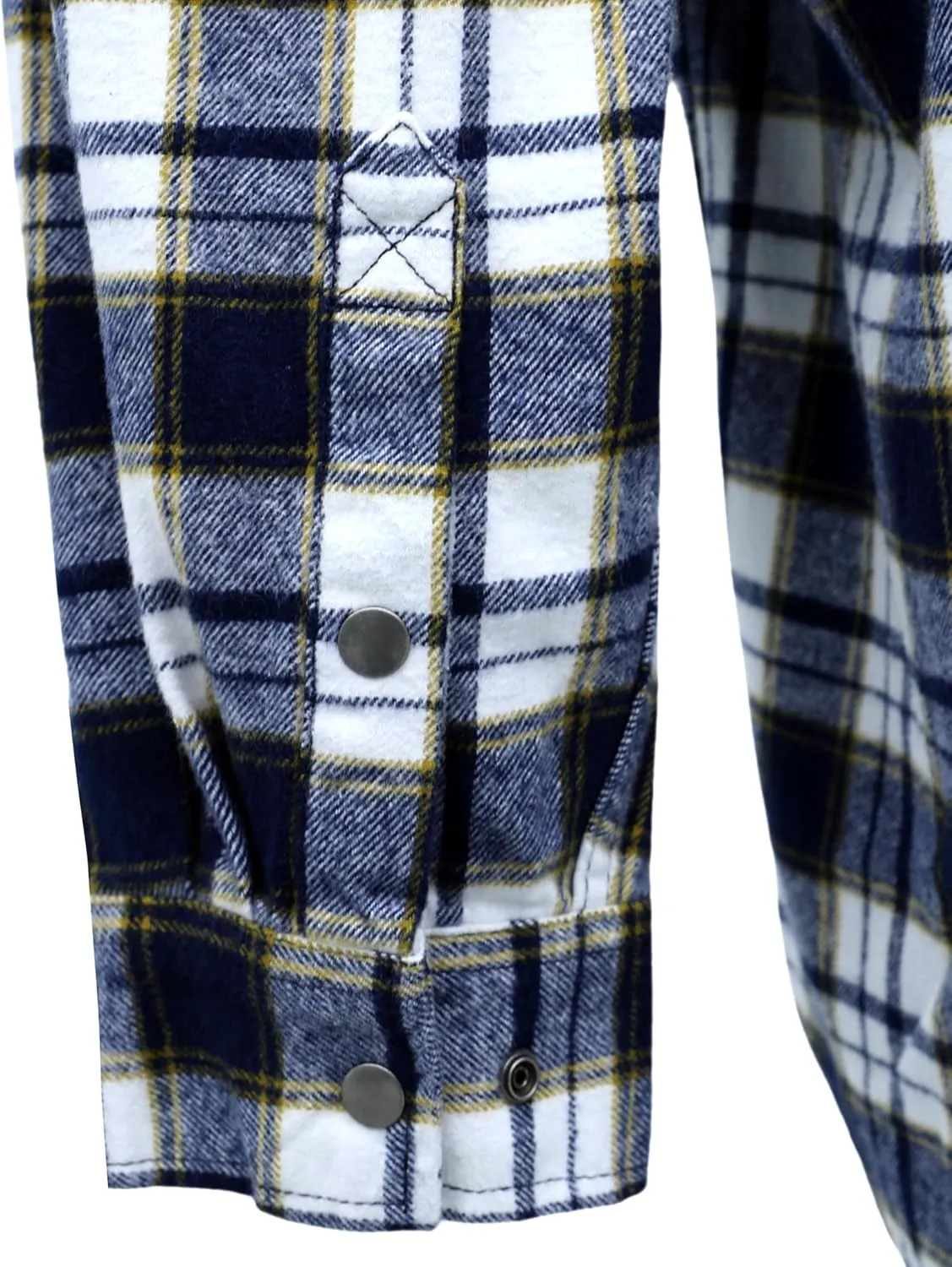 VATRENUS FR Shirts for Men Plaid Flannel Jacket 8.5oz Heavyweight Flame Resistant Welding Shirt