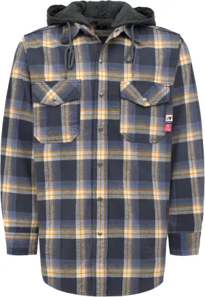 VATRENUS FR Shirts for Men Plaid Flannel Jacket 8.5oz Heavyweight Flame Resistant Welding Shirt