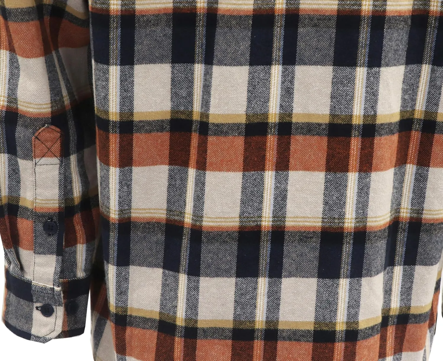 VATRENUS FR Shirts for Men Plaid Flannel Jacket 8.5oz Heavyweight Flame Resistant Welding Shirt