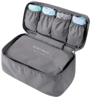 Vpang Portable Multi-Functional Socks Underwear Bra Organizer Case Travel Storage Bag Packing Cube Cosmetic Bag (Gray)