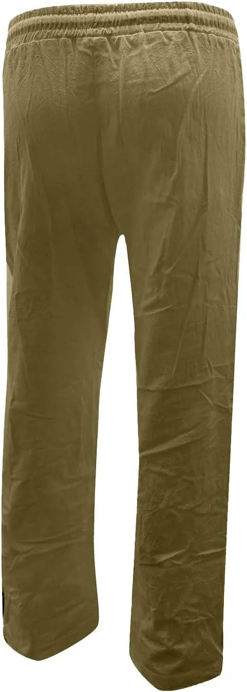 Wide Leg Pants for Women Winter Flared Vacation Capris with Pockets Solid Color Wide Leg