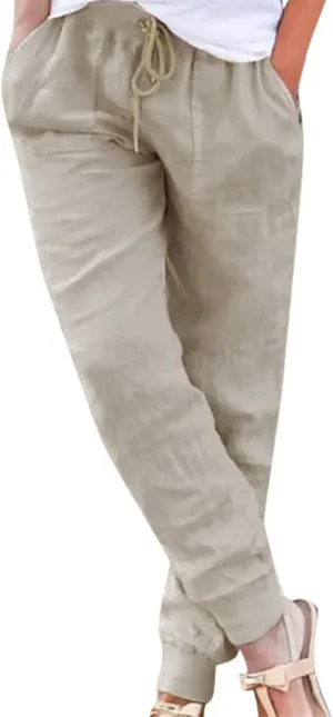 Wide Leg Pants for Women Winter Flared Vacation Capris with Pockets Solid Color Wide Leg