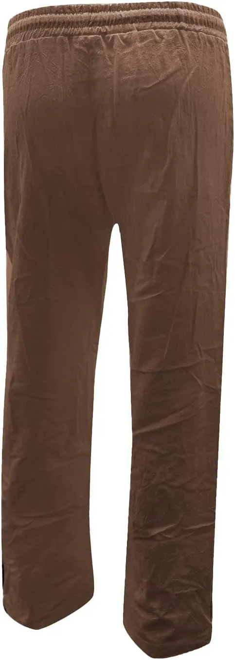 Wide Leg Pants for Women Winter Flared Vacation Capris with Pockets Solid Color Wide Leg