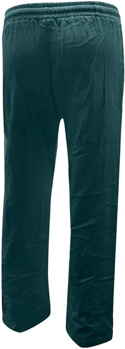 Wide Leg Pants for Women Winter Flared Vacation Capris with Pockets Solid Color Wide Leg