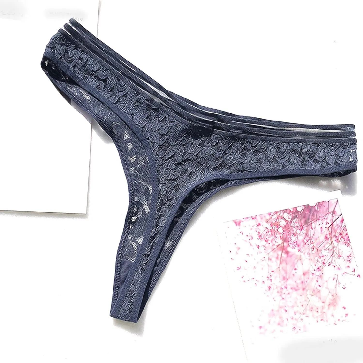 Womens High-Waisted Briefs Panties Pack Ribbed Suede Fall Moisture-Wicking High Cut Bondage Panties