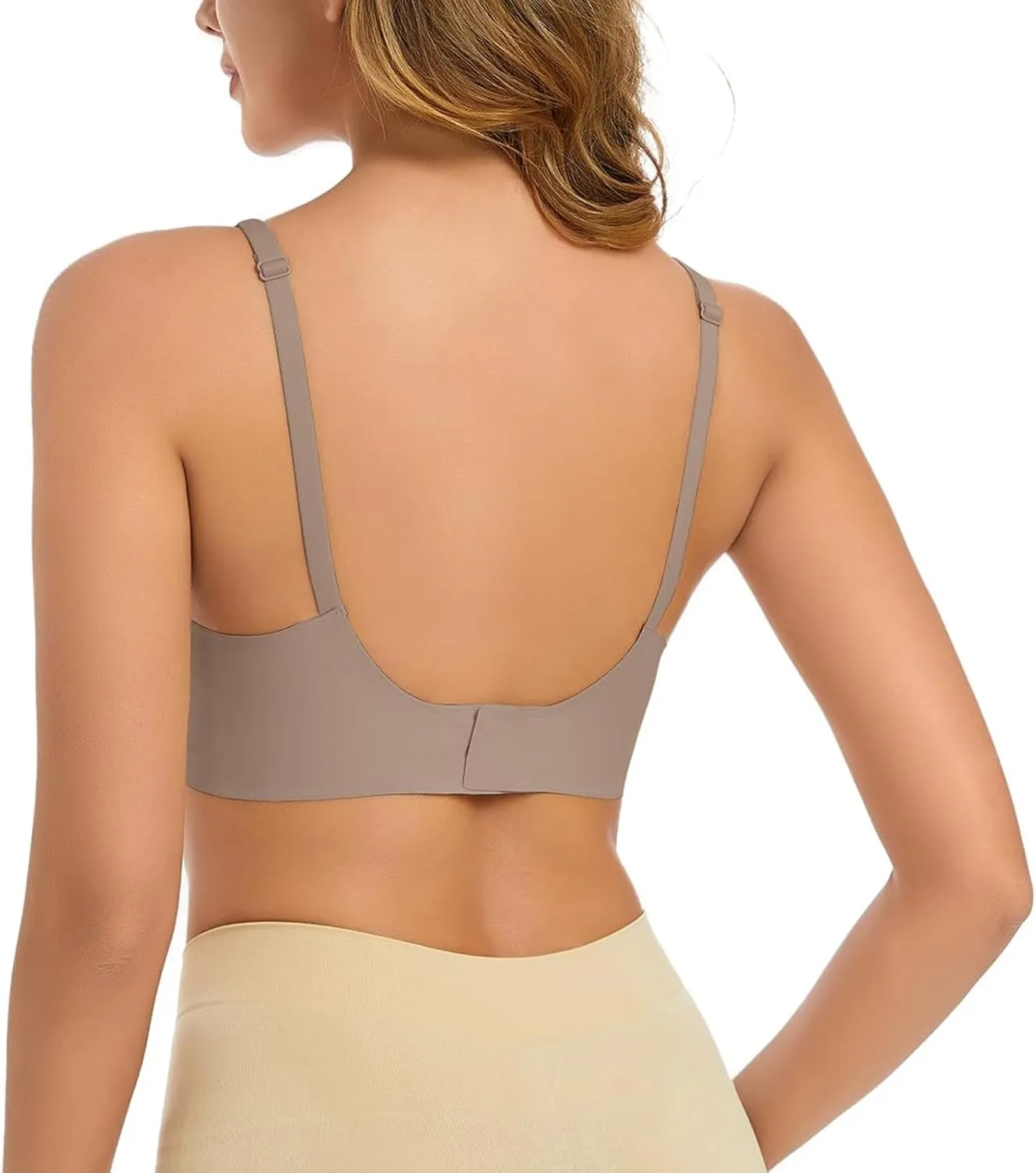 Women's Wirefree Full-Coverage Bras Everyday Seamless Padded Lace Breathable Bra Bralettes