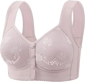 Women's Wirefree Full-Coverage Bras Everyday Seamless Padded Lace Breathable Bra Bralettes