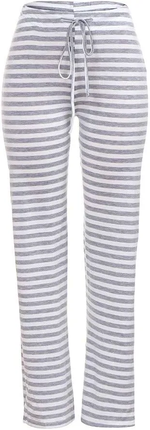 Women's Yoga Pants Leggings Women Striped High Waist Elastic Loose Wide Leg Trousers Dancing Yoga Pants
