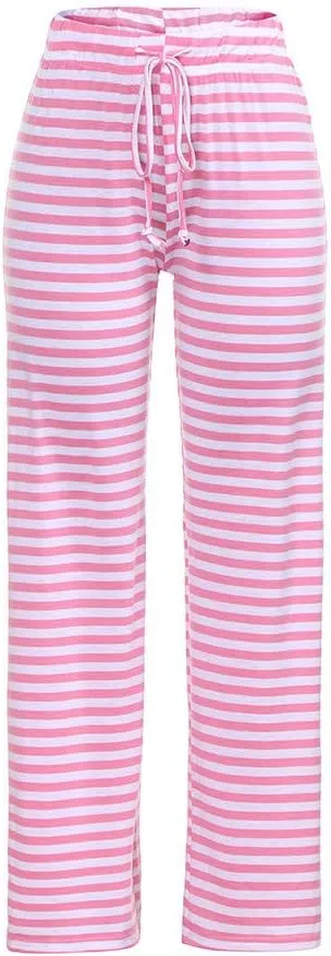 Women's Yoga Pants Leggings Women Striped High Waist Elastic Loose Wide Leg Trousers Dancing Yoga Pants