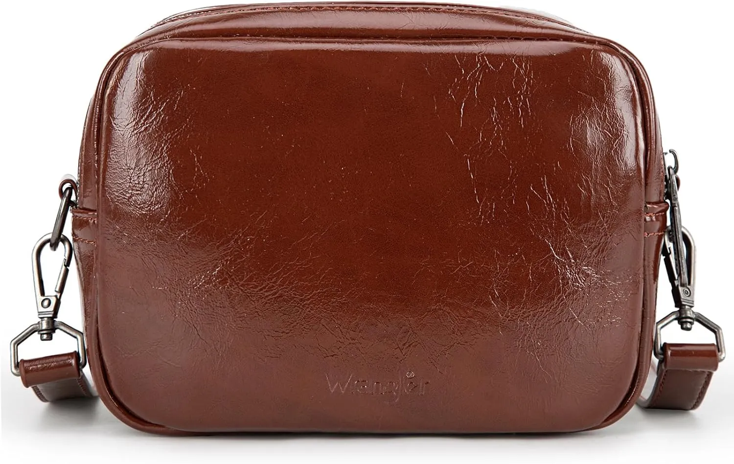 Wrangler Crossbody Bags for Women Shoulder Handbag with Dual Zipper Design